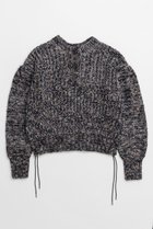 【メゾンスペシャル/MAISON SPECIAL】の2way Neck Melange Knit Pullover/2WAYネックメランジニット BLK(ブラック)|ID: prp329100004758993 ipo3291000000034434008