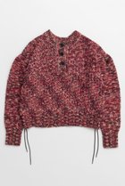 【メゾンスペシャル/MAISON SPECIAL】の2way Neck Melange Knit Pullover/2WAYネックメランジニット RED(レッド)|ID: prp329100004758993 ipo3291000000034434010