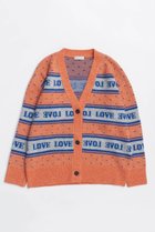【メゾンスペシャル/MAISON SPECIAL】のLOVE Jacquard Cardigan/LOVEジャガードカーディガン ORG(オレンジ)|ID: prp329100004758994 ipo3291000000034434022