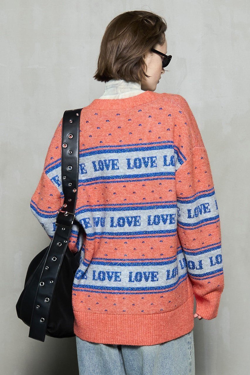 【メゾンスペシャル/MAISON SPECIAL】のLOVE Jacquard Cardigan/LOVEジャガードカーディガン 人気、トレンドファッション・服の通販 founy(ファニー) ファッション Fashion レディースファッション Fashion for Women トップス・カットソー Cut & Sew Tops ニット Knit Tops & Sweaters カーディガン・羽織り Layered Style Cardigans カーディガン Cardigan, Knitwear ジャカード/ジャガード Jacquard, Woven Pattern ドット Polka Dot, Dot Pattern バランス Balance, Style Balance 冬 Winter / This Winter 新作・新入荷 New Arrivals / New In other-7|ID: prp329100004758994 ipo3291000000034434031