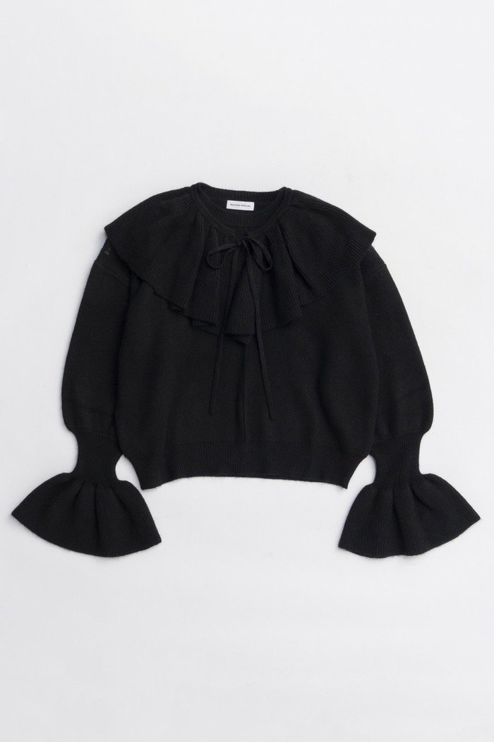 【メゾンスペシャル/MAISON SPECIAL】の2way Ruffle Collar Knit/2WAYラッフルカラーニット インテリア・キッズ・メンズ・レディースファッション・服の通販 founy(ファニー) https://founy.com/ ファッション Fashion レディースファッション Fashion for Women トップス・カットソー Cut & Sew Tops ニット Knit Tops & Sweaters カジュアルプルオーバー・ニットトップス Pullovers & Knit Tops / Casual Pullovers おすすめ Recommended / Our Picks シンプル Simple, Minimal ジャケット Jacket, Outerwear フリル Frill, Ruffle ブルゾン Blouson, Bomber Jacket 新作・新入荷 New Arrivals / New In 畦 Ribbed Knit |ID: prp329100004758996 ipo3291000000034434035