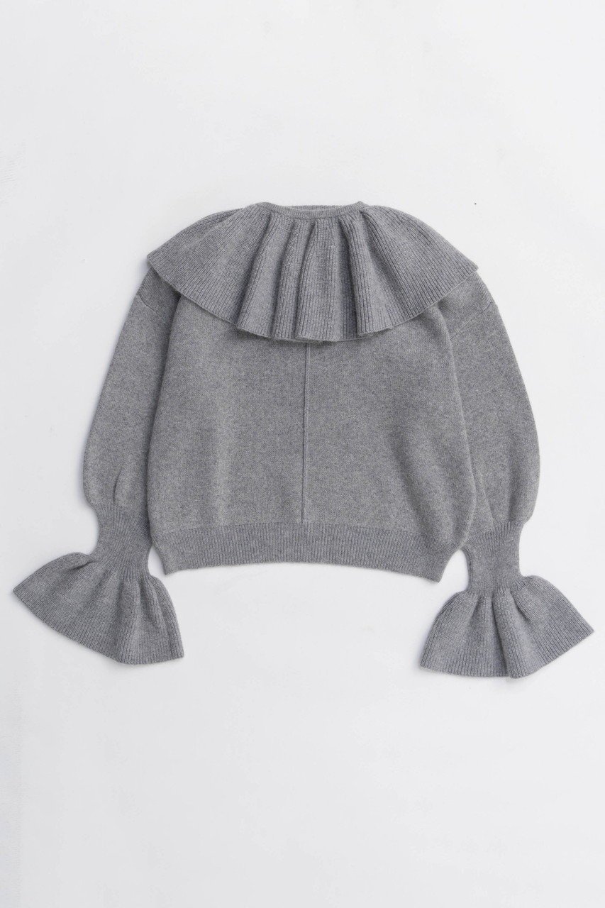 【メゾンスペシャル/MAISON SPECIAL】の2way Ruffle Collar Knit/2WAYラッフルカラーニット 人気、トレンドファッション・服の通販 founy(ファニー) 　ファッション　Fashion　レディースファッション　Fashion for Women　トップス・カットソー　Cut & Sew Tops　ニット　Knit Tops & Sweaters　カジュアルプルオーバー・ニットトップス　Pullovers & Knit Tops / Casual Pullovers　おすすめ　Recommended / Our Picks　シンプル　Simple, Minimal　ジャケット　Jacket, Outerwear　フリル　Frill, Ruffle　ブルゾン　Blouson, Bomber Jacket　新作・新入荷　New Arrivals / New In　畦　Ribbed Knit　other-7|ID: prp329100004758996 ipo3291000000034434048