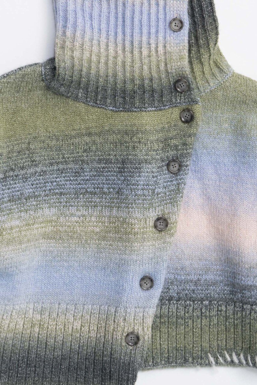 【メゾンスペシャル/MAISON SPECIAL】のAsymmetry kasuri Knit Cardigan/アシメカスリニットカーディガン 人気、トレンドファッション・服の通販 founy(ファニー) 　ファッション　Fashion　レディースファッション　Fashion for Women　トップス・カットソー　Cut & Sew Tops　ニット　Knit Tops & Sweaters　カーディガン・羽織り　Layered Style Cardigans　アシンメトリー　Asymmetrical Style　インナー　Innerwear　カーディガン　Cardigan, Knitwear　グラデーション　Gradient, Ombre　コンパクト　Compact, Small Size　シンプル　Simple, Minimal　スラックス　Slacks, Dress Pants　デニム　Denim, Jeans Material　バランス　Balance, Style Balance　フロント　Front, Front Design　リラックス　Relax, Relaxed Fit　ワイド　Wide, Wide Fit　おすすめ　Recommended / Our Picks　新作・新入荷　New Arrivals / New In　other-5|ID: prp329100004758997 ipo3291000000034434059