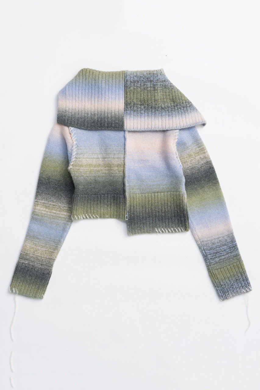 【メゾンスペシャル/MAISON SPECIAL】のAsymmetry kasuri Knit Cardigan/アシメカスリニットカーディガン 人気、トレンドファッション・服の通販 founy(ファニー) 　ファッション　Fashion　レディースファッション　Fashion for Women　トップス・カットソー　Cut & Sew Tops　ニット　Knit Tops & Sweaters　カーディガン・羽織り　Layered Style Cardigans　アシンメトリー　Asymmetrical Style　インナー　Innerwear　カーディガン　Cardigan, Knitwear　グラデーション　Gradient, Ombre　コンパクト　Compact, Small Size　シンプル　Simple, Minimal　スラックス　Slacks, Dress Pants　デニム　Denim, Jeans Material　バランス　Balance, Style Balance　フロント　Front, Front Design　リラックス　Relax, Relaxed Fit　ワイド　Wide, Wide Fit　おすすめ　Recommended / Our Picks　新作・新入荷　New Arrivals / New In　other-6|ID: prp329100004758997 ipo3291000000034434060