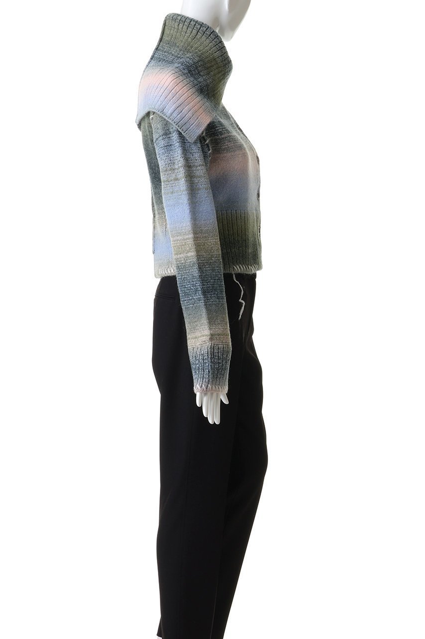 【メゾンスペシャル/MAISON SPECIAL】のAsymmetry kasuri Knit Cardigan/アシメカスリニットカーディガン 人気、トレンドファッション・服の通販 founy(ファニー) 　ファッション　Fashion　レディースファッション　Fashion for Women　トップス・カットソー　Cut & Sew Tops　ニット　Knit Tops & Sweaters　カーディガン・羽織り　Layered Style Cardigans　アシンメトリー　Asymmetrical Style　インナー　Innerwear　カーディガン　Cardigan, Knitwear　グラデーション　Gradient, Ombre　コンパクト　Compact, Small Size　シンプル　Simple, Minimal　スラックス　Slacks, Dress Pants　デニム　Denim, Jeans Material　バランス　Balance, Style Balance　フロント　Front, Front Design　リラックス　Relax, Relaxed Fit　ワイド　Wide, Wide Fit　おすすめ　Recommended / Our Picks　other-3|ID: prp329100004758997 ipo3291000000035872337