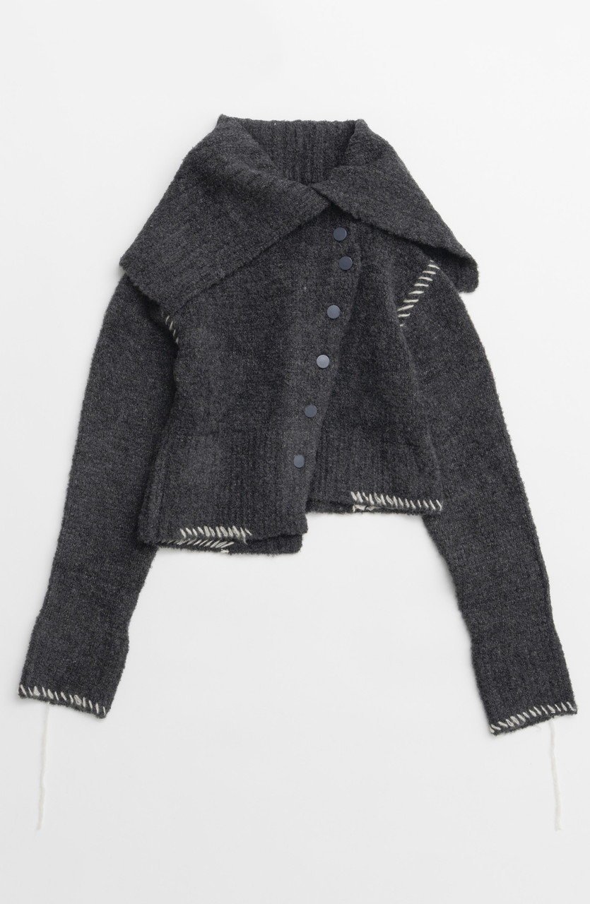【メゾンスペシャル/MAISON SPECIAL】のAsymmetry Knit Cardigan/アシメニットカーディガン インテリア・キッズ・メンズ・レディースファッション・服の通販 founy(ファニー) 　ファッション　Fashion　レディースファッション　Fashion for Women　トップス・カットソー　Cut & Sew Tops　ニット　Knit Tops & Sweaters　カーディガン・羽織り　Layered Style Cardigans　アシンメトリー　Asymmetrical Style　インナー　Innerwear　カーディガン　Cardigan, Knitwear　コンパクト　Compact, Small Size　シンプル　Simple, Minimal　スラックス　Slacks, Dress Pants　デニム　Denim, Jeans Material　ハンド　Hand, Handmade　バランス　Balance, Style Balance　フロント　Front, Front Design　ワイド　Wide, Wide Fit　おすすめ　Recommended / Our Picks　新作・新入荷　New Arrivals / New In　GRY(グレー)|ID: prp329100004758998 ipo3291000000034434068