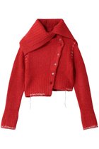 【メゾンスペシャル/MAISON SPECIAL】のAsymmetry Knit Cardigan/アシメニットカーディガン RED(レッド)|ID: prp329100004758998 ipo3291000000036244669