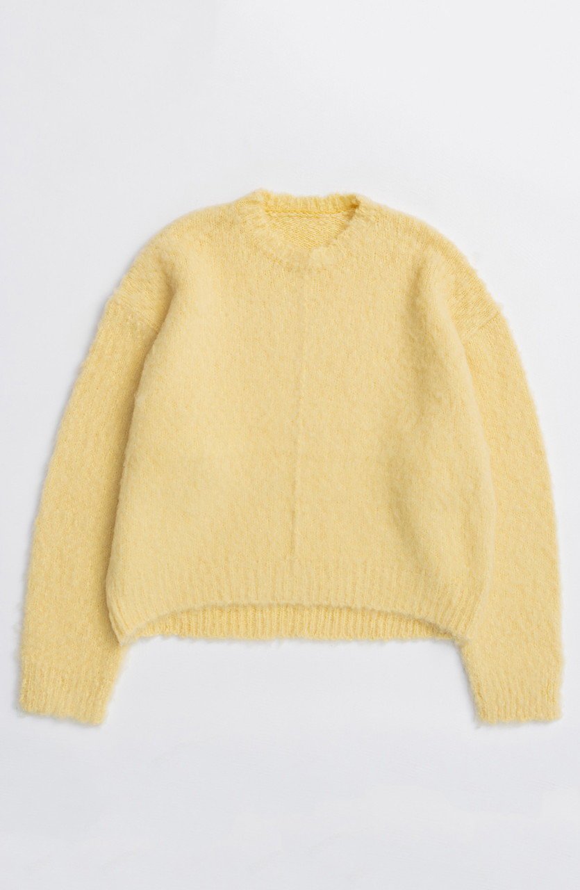 【メゾンスペシャル/MAISON SPECIAL】のSlub Brush Knit Pullover/スラブブラッシュニットプルオーバー インテリア・キッズ・メンズ・レディースファッション・服の通販 founy(ファニー) 　ファッション　Fashion　レディースファッション　Fashion for Women　トップス・カットソー　Cut & Sew Tops　ニット　Knit Tops & Sweaters　カジュアルプルオーバー・ニットトップス　Pullovers & Knit Tops / Casual Pullovers　インナー　Innerwear　シンプル　Simple, Minimal　ジャケット　Jacket, Outerwear　定番　Standard, Basic Item　モノトーン　Monotone, Black and White　冬　Winter / This Winter　おすすめ　Recommended / Our Picks　新作・新入荷　New Arrivals / New In　YEL(イエロー)|ID: prp329100004758999 ipo3291000000034434082