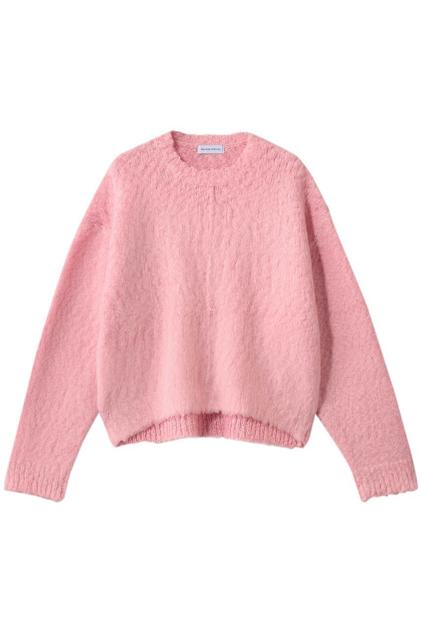 【メゾンスペシャル/MAISON SPECIAL】のSlub Brush Knit Pullover/スラブブラッシュニットプルオーバー インテリア・キッズ・メンズ・レディースファッション・服の通販 founy(ファニー) ファッション Fashion レディースファッション Fashion for Women トップス・カットソー Cut & Sew Tops ニット Knit Tops & Sweaters カジュアルプルオーバー・ニットトップス Pullovers & Knit Tops / Casual Pullovers インナー Innerwear シンプル Simple, Minimal ジャケット Jacket, Outerwear 定番 Standard, Basic Item モノトーン Monotone, Black and White 冬 Winter / This Winter おすすめ Recommended / Our Picks PNK(ピンク)|ID: prp329100004758999 ipo3291000000036042555