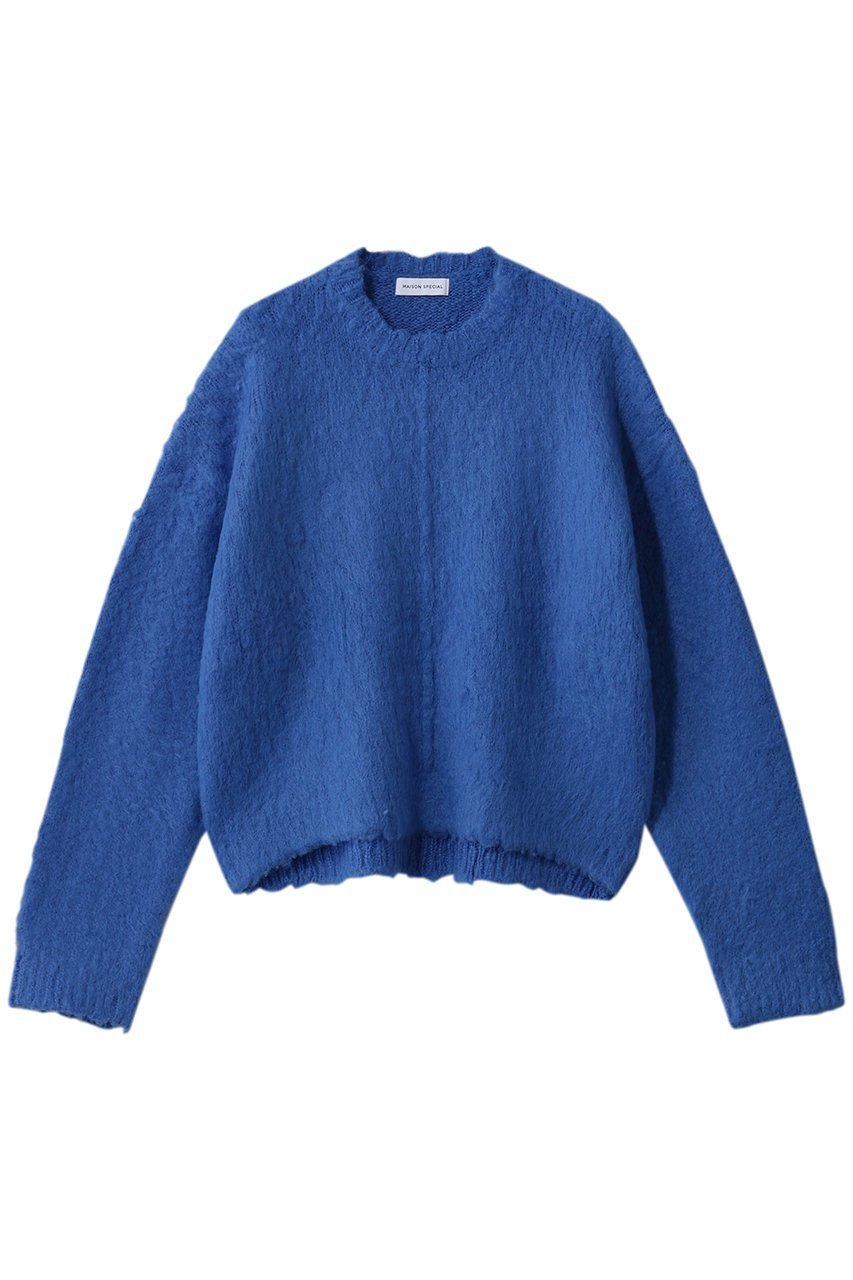 【メゾンスペシャル/MAISON SPECIAL】のSlub Brush Knit Pullover/スラブブラッシュニットプルオーバー インテリア・キッズ・メンズ・レディースファッション・服の通販 founy(ファニー) ファッション Fashion レディースファッション Fashion for Women トップス・カットソー Cut & Sew Tops ニット Knit Tops & Sweaters カジュアルプルオーバー・ニットトップス Pullovers & Knit Tops / Casual Pullovers インナー Innerwear シンプル Simple, Minimal ジャケット Jacket, Outerwear 定番 Standard, Basic Item モノトーン Monotone, Black and White 冬 Winter / This Winter おすすめ Recommended / Our Picks BLU(ブルー)|ID: prp329100004758999 ipo3291000000036042561