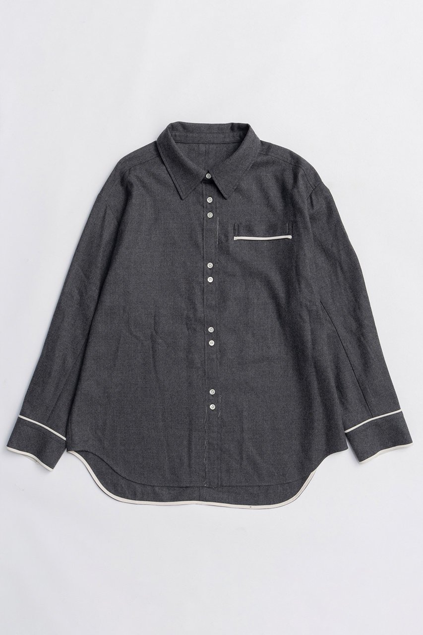 【メゾンスペシャル/MAISON SPECIAL】のSaxony Shirt/サキソニーシャツ 人気、トレンドファッション・服の通販 founy(ファニー) 　ファッション　Fashion　レディースファッション　Fashion for Women　トップス・カットソー　Cut & Sew Tops　シャツ・ブラウス・オフィスカジュアル　Elegant Blouses & Button-Ups　カフス　Cuff Design　シェイプ　Shape, Slim Fit　シンプル　Simple, Minimal　ストレッチ　Stretch, Stretchy Fabric　スリット　Slit, Slit Detail　スリーブ　Sleeve, Long Sleeve / Short Sleeve　パイピング　Piping, Trim Design　フロント　Front, Front Design　ポケット　Pocket, Pocket Detail　ロング　Long, Long-Length　ワンポイント　One Point, Statement Accent　新作・新入荷　New Arrivals / New In　 other-1|ID: prp329100004759000 ipo3291000000034434091