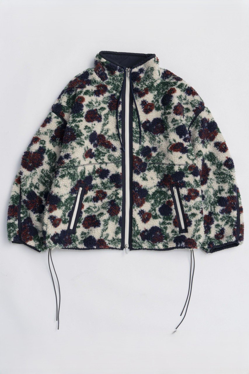 【メゾンスペシャル/MAISON SPECIAL】のBoa Blouson/ボアブルゾン インテリア・キッズ・メンズ・レディースファッション・服の通販 founy(ファニー)  ファッション Fashion レディースファッション Fashion for Women アウター Coat / Outerwear Collection レディースジャケット・軽アウター Jackets ブルゾンジャケット・スポーティアウター Blouson Jackets シリコン Silicone, Silicone Material ジャケット Jacket, Outerwear スポーティ Sporty, Casual Athletic ハイネック High Neck, Mock Neck パターン Pattern, Design Print フラワー Flower, Floral ブルゾン Blouson, Bomber Jacket 防寒 Cold Protection, Winter-Ready 無地 Plain, Solid Color 冬 Winter / This Winter 新作・新入荷 New Arrivals / New In IVR(アイボリー)|ID: prp329100004759003 ipo3291000000034434124