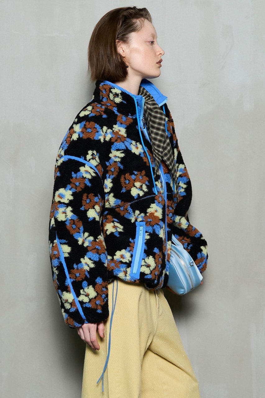 【メゾンスペシャル/MAISON SPECIAL】のBoa Blouson/ボアブルゾン 人気、トレンドファッション・服の通販 founy(ファニー)  ファッション Fashion レディースファッション Fashion for Women アウター Coat / Outerwear Collection レディースジャケット・軽アウター Jackets ブルゾンジャケット・スポーティアウター Blouson Jackets シリコン Silicone, Silicone Material ジャケット Jacket, Outerwear スポーティ Sporty, Casual Athletic ハイネック High Neck, Mock Neck パターン Pattern, Design Print フラワー Flower, Floral ブルゾン Blouson, Bomber Jacket 防寒 Cold Protection, Winter-Ready 無地 Plain, Solid Color 冬 Winter / This Winter 新作・新入荷 New Arrivals / New In other-3|ID: prp329100004759003 ipo3291000000034434126