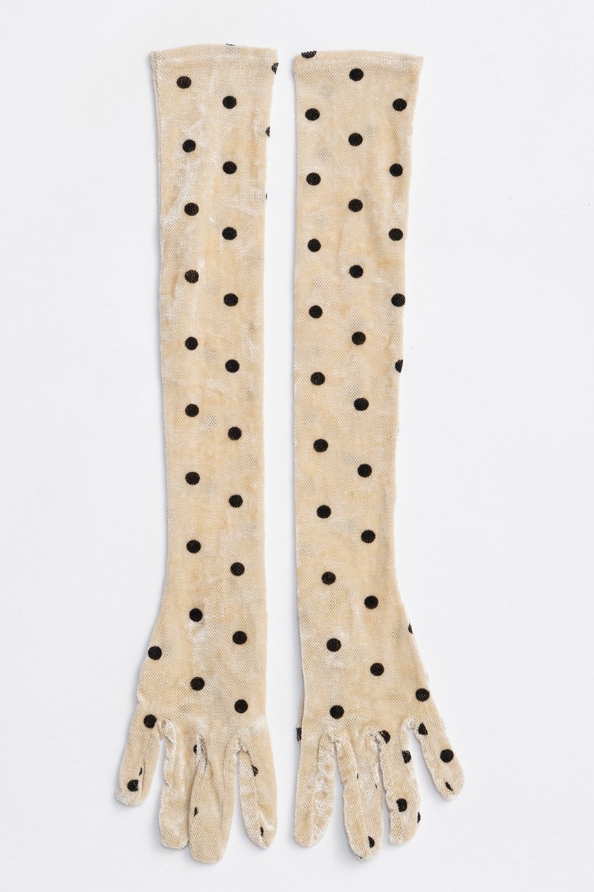 【メゾンスペシャル/MAISON SPECIAL】のVelour Gloves/ベロアグローブ インテリア・キッズ・メンズ・レディースファッション・服の通販 founy(ファニー)  ファッション Fashion レディースファッション Fashion for Women 手袋 Gloves & Mittens おすすめ Recommended / Our Picks ジャケット Jacket, Outerwear トレンド Trend, Trending Now ドット Polka Dot, Dot Pattern ベロア Velour, Soft Velvet エレガント 上品 Elegant 半袖 Short Sleeve, Half Sleeve 新作・新入荷 New Arrivals / New In 防寒 Cold Protection, Winter-Ready IVR(アイボリー)|ID: prp329100004759005 ipo3291000000034434136