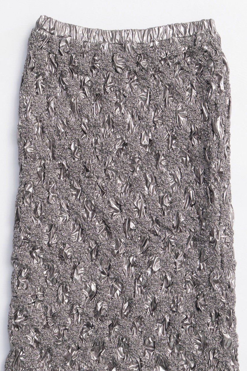 【メゾンスペシャル/MAISON SPECIAL】のMetallic Shirring Skirt/メタリックシャーリングスカート 人気、トレンドファッション・服の通販 founy(ファニー) 　ファッション　Fashion　レディースファッション　Fashion for Women　スカート　Skirts　ロングスカート　Long Skirts / Maxi & Midi Skirts　シャーリング　Shirring, Ruched　シンプル　Simple, Minimal　ストレート　Straight, Straight Cut　リュクス　Luxury, Elegant, High-End, Chic　ロング　Long, Long-Length　新作・新入荷　New Arrivals / New In　other-2|ID: prp329100004759007 ipo3291000000034434153