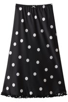 【メゾンスペシャル/MAISON SPECIAL】のDot Frill Midi-length Skirt/ドットフリルミモレスカート BLK(ブラック)|ID: prp329100004759010 ipo3291000000036108579