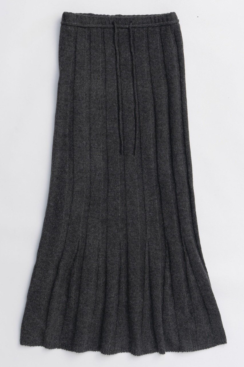 【メゾンスペシャル/MAISON SPECIAL】のRandom Rib Knit Flared Skirt/ランダムリブニットフレアスカート インテリア・キッズ・メンズ・レディースファッション・服の通販 founy(ファニー) ファッション Fashion レディースファッション Fashion for Women スカート Skirts Aライン・フレアスカート A-Line & Flared Skirts ロングスカート Long Skirts / Maxi & Midi Skirts おすすめ Recommended / Our Picks インナー Innerwear ロング Long, Long-Length GRY(グレー)|ID: prp329100004759011 ipo3291000000035618776