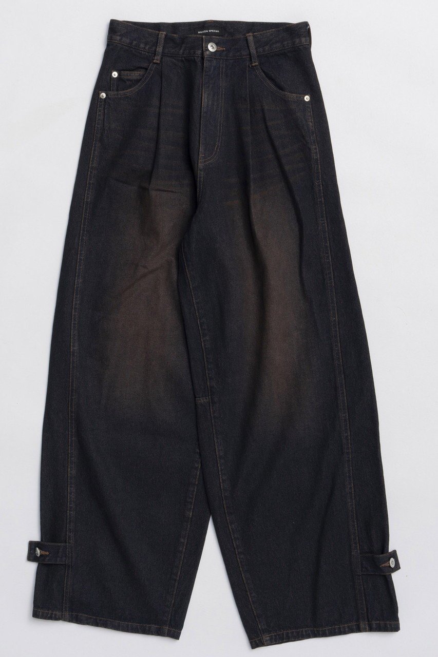 【メゾンスペシャル/MAISON SPECIAL】の2way Wide Cocoon Pants/2WAYワイドコクーンパンツ インテリア・キッズ・メンズ・レディースファッション・服の通販 founy(ファニー) ファッション Fashion レディースファッション Fashion for Women パンツ Pants & Trousers テーパード Tapered, Tapered Pants デニム Denim, Jeans Material ワイド Wide, Wide Fit 冬 Winter / This Winter 新作・新入荷 New Arrivals / New In NVY(ネイビー)|ID: prp329100004759014 ipo3291000000034434223