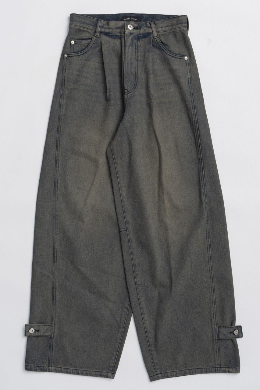 【メゾンスペシャル/MAISON SPECIAL】の2way Wide Cocoon Pants/2WAYワイドコクーンパンツ インテリア・キッズ・メンズ・レディースファッション・服の通販 founy(ファニー) ファッション Fashion レディースファッション Fashion for Women パンツ Pants & Trousers テーパード Tapered, Tapered Pants デニム Denim, Jeans Material ワイド Wide, Wide Fit 冬 Winter / This Winter 新作・新入荷 New Arrivals / New In GRY(グレー)|ID: prp329100004759014 ipo3291000000034434224