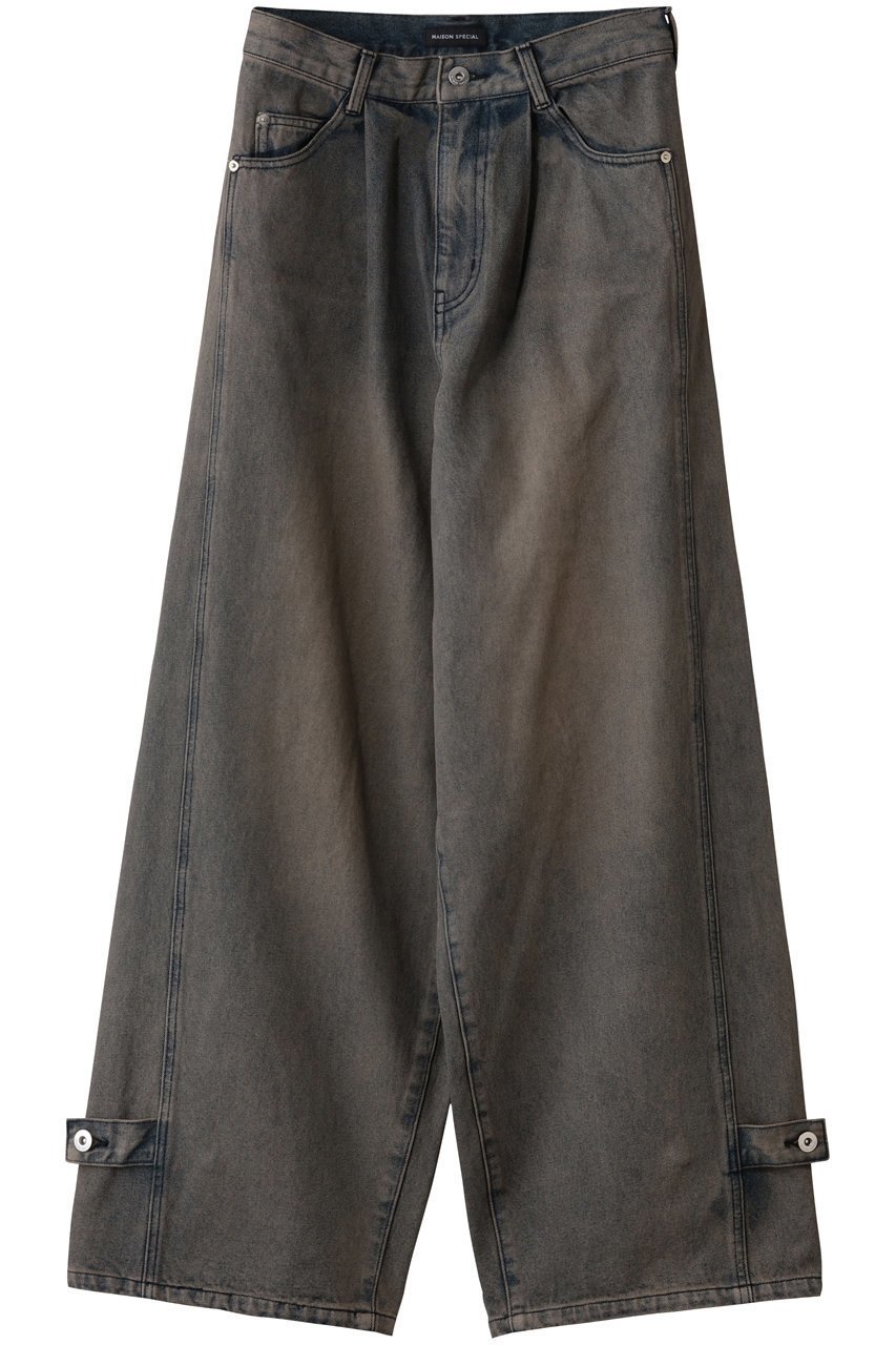 【メゾンスペシャル/MAISON SPECIAL】の2way Wide Cocoon Pants/2WAYワイドコクーンパンツ インテリア・キッズ・メンズ・レディースファッション・服の通販 founy(ファニー) 　ファッション　Fashion　レディースファッション　Fashion for Women　パンツ　Pants & Trousers　テーパード　Tapered, Tapered Pants　デニム　Denim, Jeans Material　ワイド　Wide, Wide Fit　冬　Winter / This Winter　GRY(グレー)|ID: prp329100004759014 ipo3291000000035618801