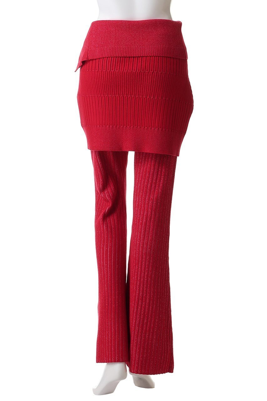 【メゾンスペシャル/MAISON SPECIAL】のKnit Skirt and Pants Set/ニットスカートパンツセット 人気、トレンドファッション・服の通販 founy(ファニー) 　ファッション　Fashion　レディースファッション　Fashion for Women　スカート　Skirts　パンツ　Pants & Trousers　シンプル　Simple, Minimal　トレンド　Trend, Trending Now　フィット　Fit, Slim Fit　フレア　Flare, Flared　おすすめ　Recommended / Our Picks　other-5|ID: prp329100004759016 ipo3291000000034605201