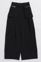 【メゾンスペシャル/MAISON SPECIAL】のPocket Belt Double Cross Pants/ポケットベルトダブルクロスパンツ BLK(ブラック)|ID: prp329100004759017 ipo3291000000034434251