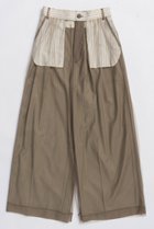 【メゾンスペシャル/MAISON SPECIAL】のTulle Layered Slacks/チュールレイヤードスラックス BGE(ベージュ)|ID: prp329100004759019 ipo3291000000034434267