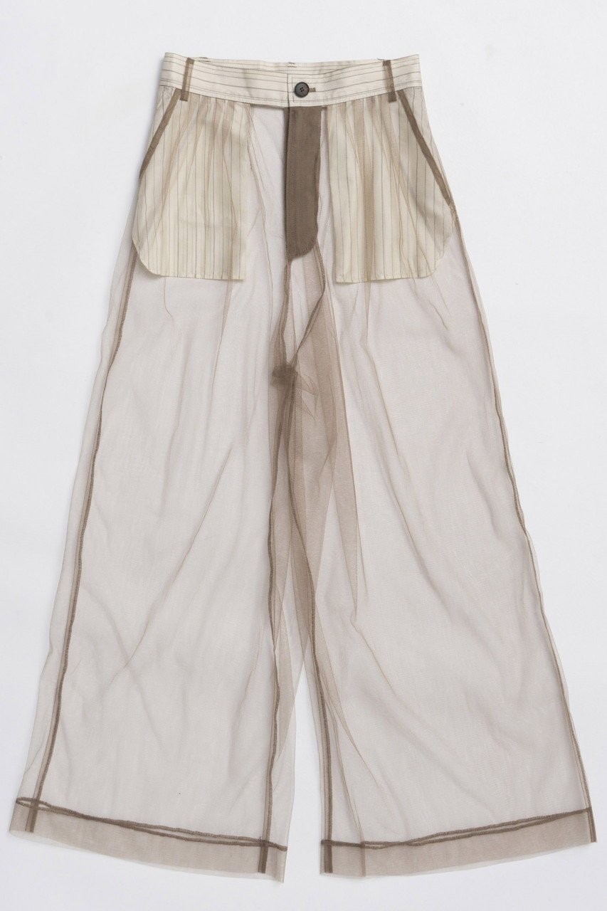 【メゾンスペシャル/MAISON SPECIAL】のTulle Layered Slacks/チュールレイヤードスラックス 人気、トレンドファッション・服の通販 founy(ファニー) ファッション Fashion レディースファッション Fashion for Women パンツ Pants & Trousers サテン Satin, Glossy Fabric シンプル Simple, Minimal ストライプ Stripe, Striped Pattern スラックス Slacks, Dress Pants チュール Tulip, Tulip Motif デニム Denim, Jeans Material バランス Balance, Style Balance フェミニン Feminine, Girly プリント Print, Printed Pattern ミックス Mix, Mixed Style ワイド Wide, Wide Fit 新作・新入荷 New Arrivals / New In other-5|ID: prp329100004759019 ipo3291000000034434272