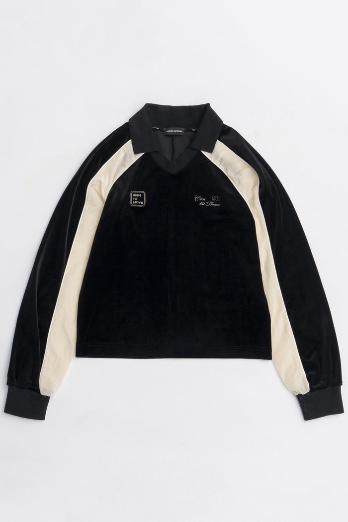 【メゾンスペシャル/MAISON SPECIAL】のVelour Combination Sporty Jersey Tops/ベロアコンビスポーティージャージトップス インテリア・キッズ・メンズ・レディースファッション・服の通販 founy(ファニー) https://founy.com/ ファッション Fashion レディースファッション Fashion for Women トップス・カットソー Cut & Sew Tops シャツ・ブラウス・オフィスカジュアル Elegant Blouses & Button-Ups ロングTシャツ・Tシャツ Longline T-Shirts & Tees カットソー・ベーシックTシャツ Cut-and-Sewn Tops / Stretch Tees & Basics ベロアトップス Velour Tops / Velvet-Look Items コンパクト Compact, Small Size スリーブ Sleeve, Long Sleeve / Short Sleeve ドッキング Docking, Mixed Material パイピング Piping, Trim Design ベロア Velour, Soft Velvet ロング Long, Long-Length 新作・新入荷 New Arrivals / New In |ID: prp329100004759020 ipo3291000000034434277