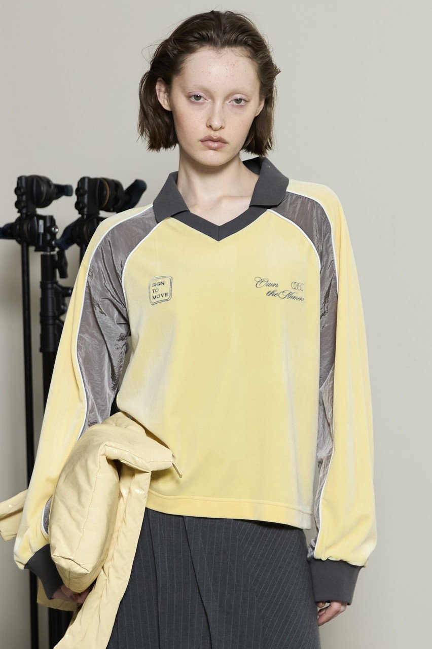【メゾンスペシャル/MAISON SPECIAL】のVelour Combination Sporty Jersey Tops/ベロアコンビスポーティージャージトップス 人気、トレンドファッション・服の通販 founy(ファニー) 　ファッション　Fashion　レディースファッション　Fashion for Women　トップス・カットソー　Cut & Sew Tops　シャツ・ブラウス・オフィスカジュアル　Elegant Blouses & Button-Ups　ロングTシャツ・Tシャツ　Longline T-Shirts & Tees　カットソー・ベーシックTシャツ　Cut-and-Sewn Tops / Stretch Tees & Basics　ベロアトップス　Velour Tops / Velvet-Look Items　コンパクト　Compact, Small Size　スリーブ　Sleeve, Long Sleeve / Short Sleeve　ドッキング　Docking, Mixed Material　パイピング　Piping, Trim Design　ベロア　Velour, Soft Velvet　ロング　Long, Long-Length　新作・新入荷　New Arrivals / New In　other-5|ID: prp329100004759020 ipo3291000000034434284
