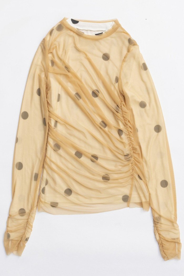 【メゾンスペシャル/MAISON SPECIAL】のSheer Dot Layered Tops/シアードットレイヤードトップス インテリア・キッズ・メンズ・レディースファッション・服の通販 founy(ファニー) https://founy.com/ ファッション Fashion レディースファッション Fashion for Women トップス・カットソー Cut & Sew Tops シャツ・ブラウス・オフィスカジュアル Elegant Blouses & Button-Ups ロングTシャツ・Tシャツ Longline T-Shirts & Tees カットソー・ベーシックTシャツ Cut-and-Sewn Tops / Stretch Tees & Basics オケージョン Occasion Wear カットソー Cut and Sewn Top ギャザー Gathered, Ruffled シャーリング Shirring, Ruched スラックス Slacks, Dress Pants スリーブ Sleeve, Long Sleeve / Short Sleeve デニム Denim, Jeans Material トレンド Trend, Trending Now ドット Polka Dot, Dot Pattern フィット Fit, Slim Fit プリント Print, Printed Pattern メッシュ Mesh, Net Fabric ロング Long, Long-Length 新作・新入荷 New Arrivals / New In |ID: prp329100004759022 ipo3291000000034434294