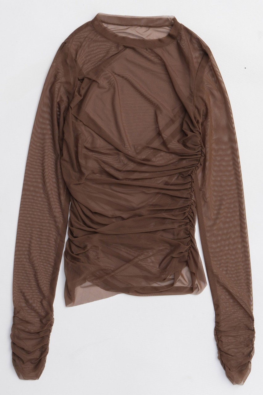 【メゾンスペシャル/MAISON SPECIAL】のSheer Dot Layered Tops/シアードットレイヤードトップス 人気、トレンドファッション・服の通販 founy(ファニー)  ファッション Fashion レディースファッション Fashion for Women トップス・カットソー Cut & Sew Tops シャツ・ブラウス・オフィスカジュアル Elegant Blouses & Button-Ups ロングTシャツ・Tシャツ Longline T-Shirts & Tees カットソー・ベーシックTシャツ Cut-and-Sewn Tops / Stretch Tees & Basics オケージョン Occasion Wear カットソー Cut and Sewn Top ギャザー Gathered, Ruffled シャーリング Shirring, Ruched スラックス Slacks, Dress Pants スリーブ Sleeve, Long Sleeve / Short Sleeve デニム Denim, Jeans Material トレンド Trend, Trending Now ドット Polka Dot, Dot Pattern フィット Fit, Slim Fit プリント Print, Printed Pattern メッシュ Mesh, Net Fabric ロング Long, Long-Length 新作・新入荷 New Arrivals / New In other-3|ID: prp329100004759022 ipo3291000000034434299