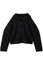 【メゾンスペシャル/MAISON SPECIAL】のPower Shoulder Hood Knit Cardigan/パワーショルダーフードニットカーディガン BLK(ブラック)|ID: prp329100004759023 ipo3291000000036677597