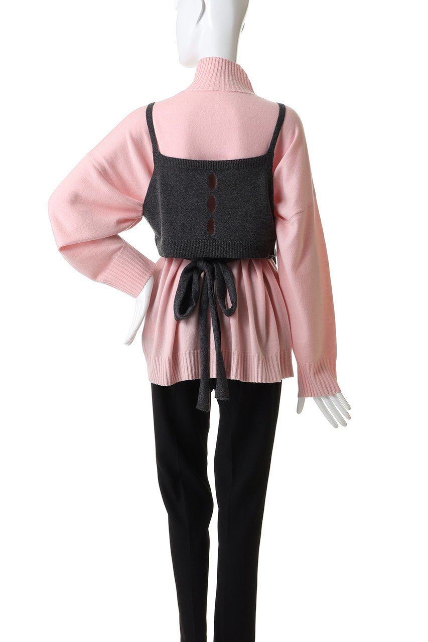 【メゾンスペシャル/MAISON SPECIAL】のBustier Knit Set Turtleneck Tops/ビスチェニットセットタートルネックトップス 人気、トレンドファッション・服の通販 founy(ファニー) 　ファッション　Fashion　レディースファッション　Fashion for Women　トップス・カットソー　Cut & Sew Tops　ニット　Knit Tops & Sweaters　カジュアルプルオーバー・ニットトップス　Pullovers & Knit Tops / Casual Pullovers　ビスチェ　Bustiers & Corset Tops / Layered Bustier Style　タートルネック・ハイネックトップス　Turtlenecks & High-Neck Tops　シンプル　Simple, Minimal　トレンド　Trend, Trending Now　ビスチェ　Bustier, Corset Top　新作・新入荷　New Arrivals / New In　other-4|ID: prp329100004759026 ipo3291000000034555292