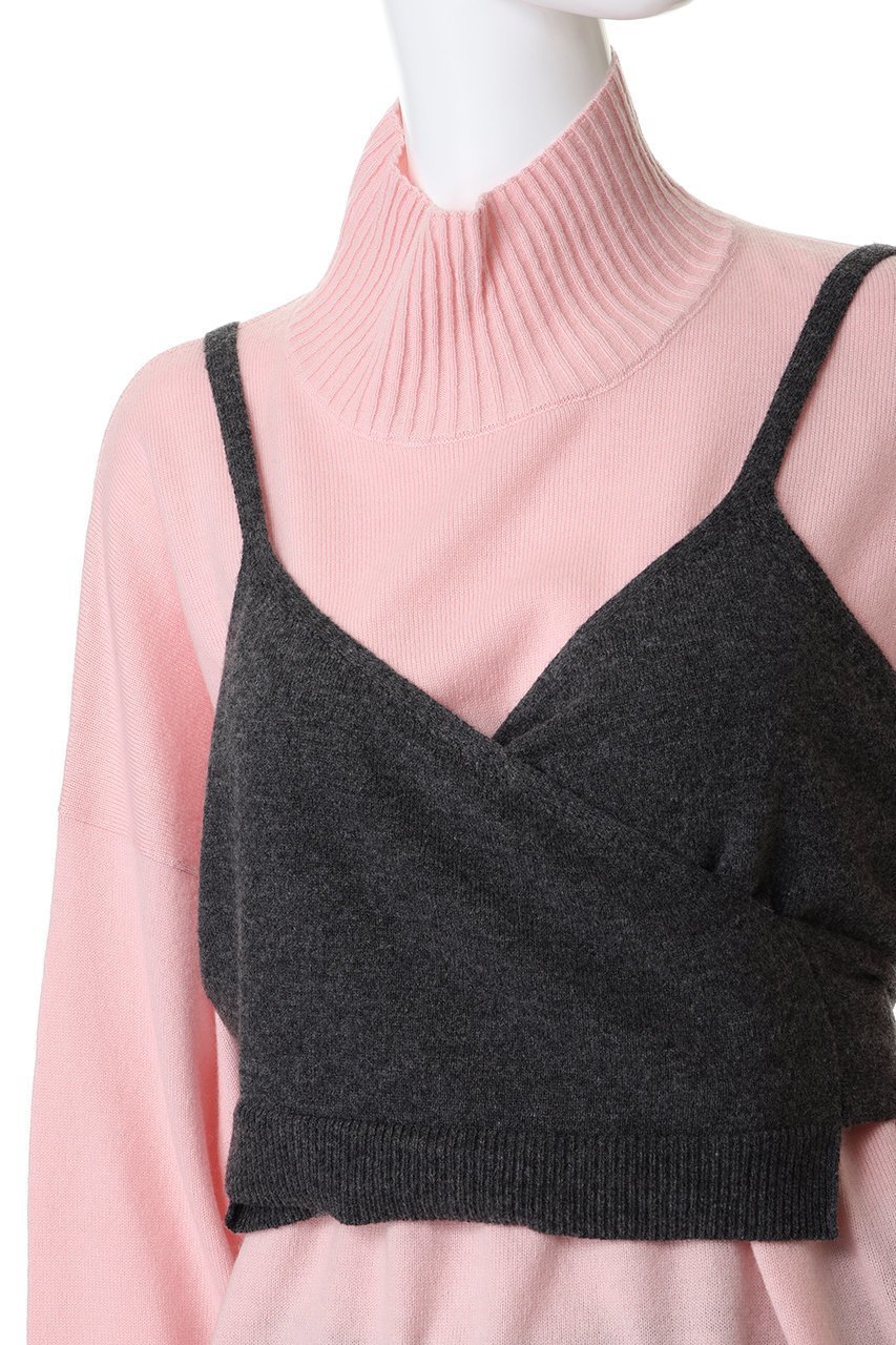 【メゾンスペシャル/MAISON SPECIAL】のBustier Knit Set Turtleneck Tops/ビスチェニットセットタートルネックトップス 人気、トレンドファッション・服の通販 founy(ファニー) 　ファッション　Fashion　レディースファッション　Fashion for Women　トップス・カットソー　Cut & Sew Tops　ニット　Knit Tops & Sweaters　カジュアルプルオーバー・ニットトップス　Pullovers & Knit Tops / Casual Pullovers　ビスチェ　Bustiers & Corset Tops / Layered Bustier Style　タートルネック・ハイネックトップス　Turtlenecks & High-Neck Tops　シンプル　Simple, Minimal　トレンド　Trend, Trending Now　ビスチェ　Bustier, Corset Top　新作・新入荷　New Arrivals / New In　other-5|ID: prp329100004759026 ipo3291000000034555294