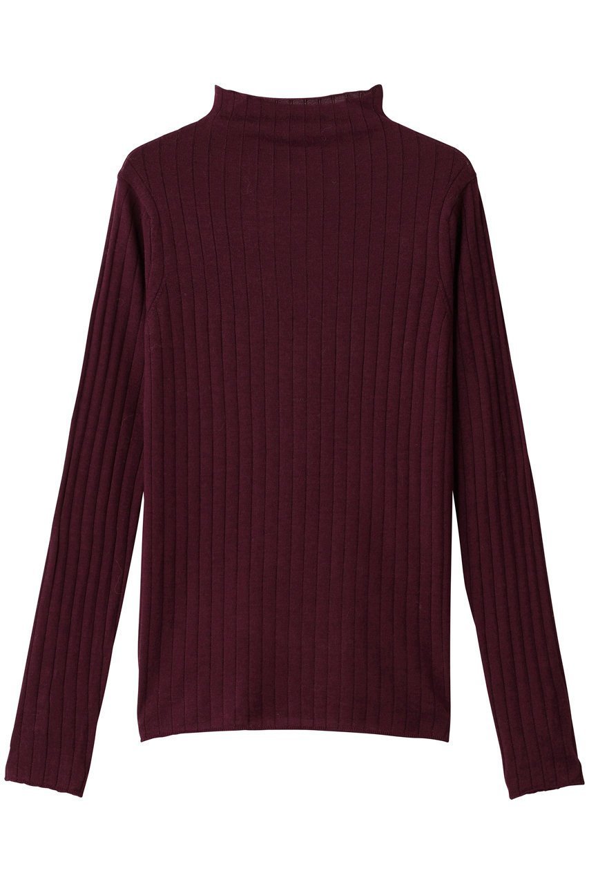 【デパリエ/DEPAREILLE】のハイゲージリブタートルネック インテリア・キッズ・メンズ・レディースファッション・服の通販 founy(ファニー) 　ファッション　Fashion　レディースファッション　Fashion for Women　トップス・カットソー　Cut & Sew Tops　ニット　Knit Tops & Sweaters　カジュアルプルオーバー・ニットトップス　Pullovers & Knit Tops / Casual Pullovers　タートルネック・ハイネックトップス　Turtlenecks & High-Neck Tops　ジャケット　Jacket, Outerwear　タートル　Turtleneck, Turtle Collar　タートルネック　Turtleneck, High Neck　今季　This Season, Current Season　新作・新入荷　New Arrivals / New In　ボルドー|ID: prp329100004759032 ipo3291000000034434376