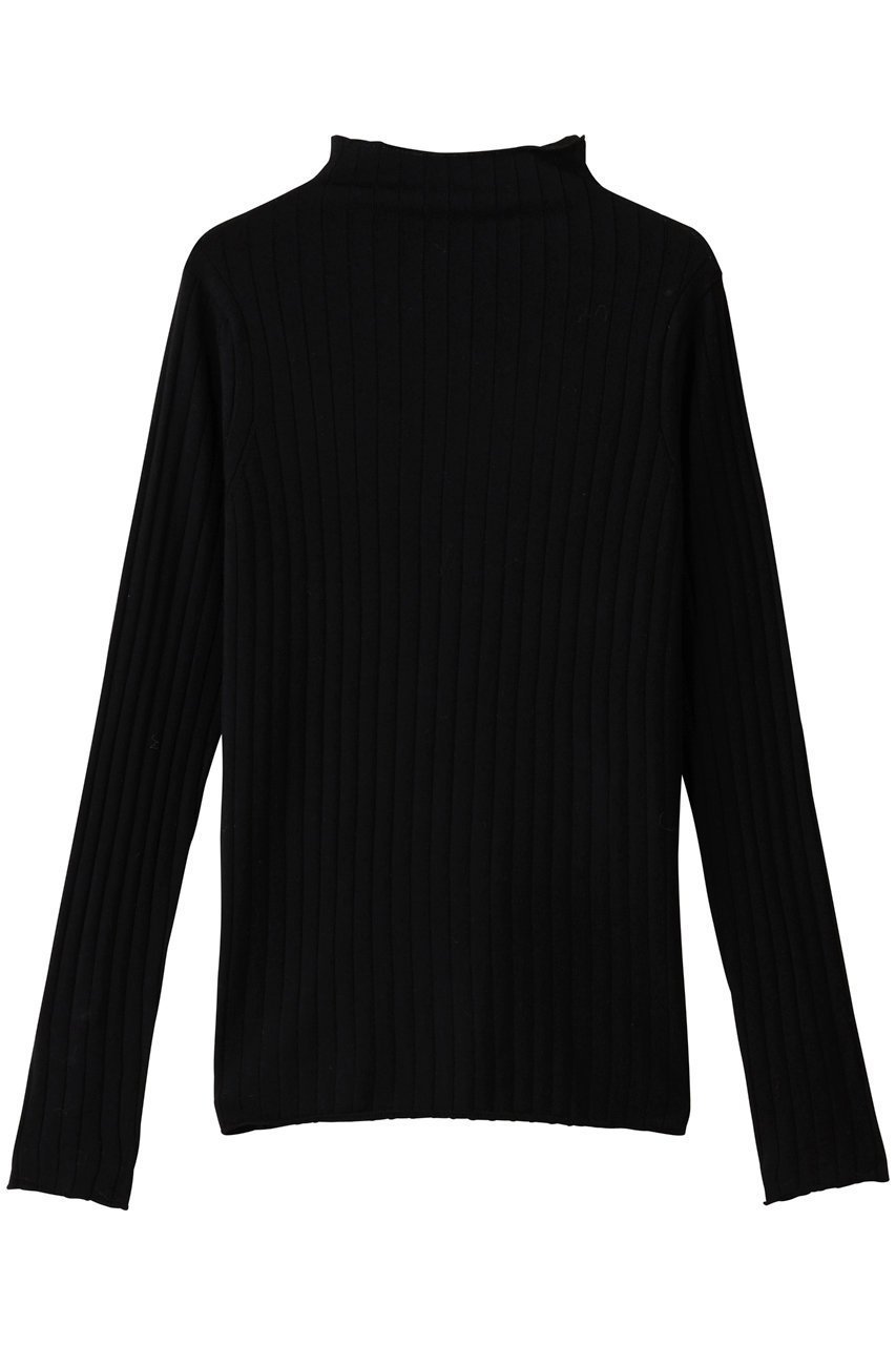 【デパリエ/DEPAREILLE】のハイゲージリブタートルネック インテリア・キッズ・メンズ・レディースファッション・服の通販 founy(ファニー) 　ファッション　Fashion　レディースファッション　Fashion for Women　トップス・カットソー　Cut & Sew Tops　ニット　Knit Tops & Sweaters　カジュアルプルオーバー・ニットトップス　Pullovers & Knit Tops / Casual Pullovers　タートルネック・ハイネックトップス　Turtlenecks & High-Neck Tops　ジャケット　Jacket, Outerwear　タートル　Turtleneck, Turtle Collar　タートルネック　Turtleneck, High Neck　今季　This Season, Current Season　新作・新入荷　New Arrivals / New In　ブラック|ID: prp329100004759032 ipo3291000000034434377