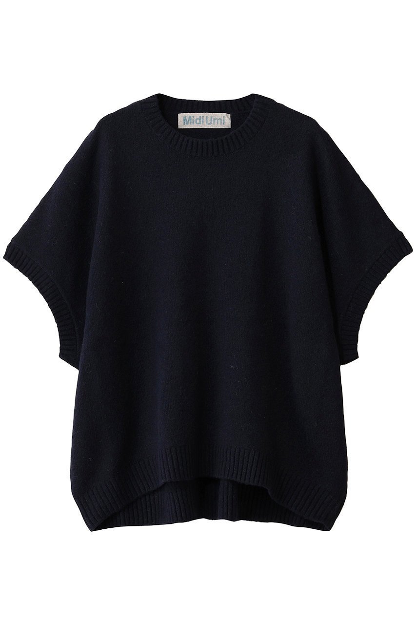 【ミディウミ/MidiUmi】のcrew neck cocoon vest ベスト インテリア・キッズ・メンズ・レディースファッション・服の通販 founy(ファウニー) 　ファッション　Fashion　レディースファッション　Fashion for Women　トップス・カットソー　Cut & Sew Tops　ニット　Knit Tops & Sweaters　ベスト&ジレ / 重ね着スタイル　Vests & Gilets　カジュアルプルオーバー・ニットトップス　Pullovers & Knit Tops / Casual Pullovers　カットソー　Cut and Sewn Top　フォルム　Silhouette, Form　ベスト　Vest, Waistcoat　ベーシック　Basic, Essential　A/W・秋冬　Autumn/Winter　navy|ID: prp329100004759034 ipo3291000000036890923