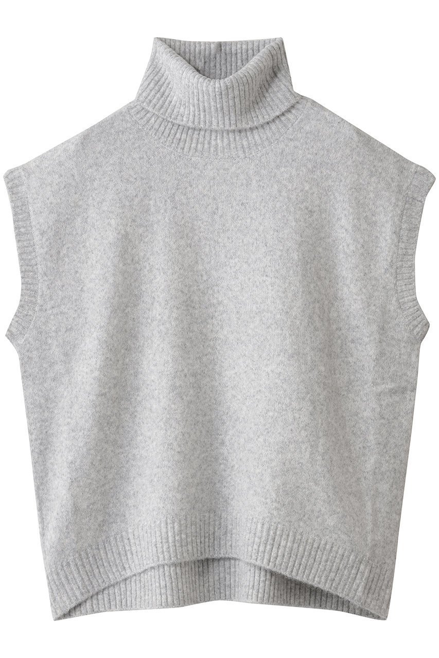 【ミディウミ/MidiUmi】のhigh neck knit vest ベスト インテリア・キッズ・メンズ・レディースファッション・服の通販 founy(ファニー) 　ファッション　Fashion　レディースファッション　Fashion for Women　トップス・カットソー　Cut & Sew Tops　ニット　Knit Tops & Sweaters　ベスト&ジレ / 重ね着スタイル　Vests & Gilets　カジュアルプルオーバー・ニットトップス　Pullovers & Knit Tops / Casual Pullovers　カットソー　Cut and Sewn Top　ハイネック　High Neck, Mock Neck　ベスト　Vest, Waistcoat　新作・新入荷　New Arrivals / New In　A/W・秋冬　Autumn/Winter　l.gray|ID: prp329100004759035 ipo3291000000034434401