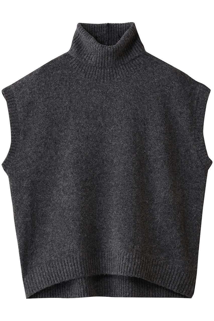 【ミディウミ/MidiUmi】のhigh neck knit vest ベスト インテリア・キッズ・メンズ・レディースファッション・服の通販 founy(ファニー) 　ファッション　Fashion　レディースファッション　Fashion for Women　トップス・カットソー　Cut & Sew Tops　ニット　Knit Tops & Sweaters　ベスト&ジレ / 重ね着スタイル　Vests & Gilets　カジュアルプルオーバー・ニットトップス　Pullovers & Knit Tops / Casual Pullovers　カットソー　Cut and Sewn Top　ハイネック　High Neck, Mock Neck　ベスト　Vest, Waistcoat　新作・新入荷　New Arrivals / New In　A/W・秋冬　Autumn/Winter　c.gray|ID: prp329100004759035 ipo3291000000034434402