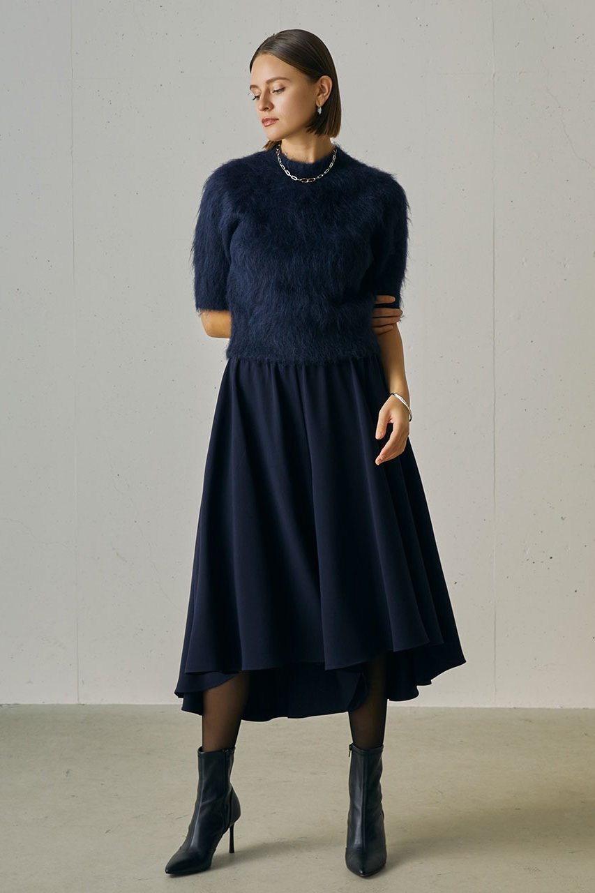 【ジェイドット/j.】の二重織ストレッチフレアスカートライクパンツ 人気、トレンドファッション・服の通販 founy(ファニー) 　ファッション　Fashion　レディースファッション　Fashion for Women　スカート　Skirts　Aライン・フレアスカート　A-Line & Flared Skirts　パンツ　Pants & Trousers　シンプル　Simple, Minimal　フレア　Flare, Flared　ヘムライン　Hemline, Bottom Cut　other-8|ID: prp329100004759040 ipo3291000000035618888