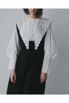 【ハー/HER.】の【11/6 12:00販売開始】エンブロイダリーカラーブラウス オフホワイト|ID:prp329100004759875