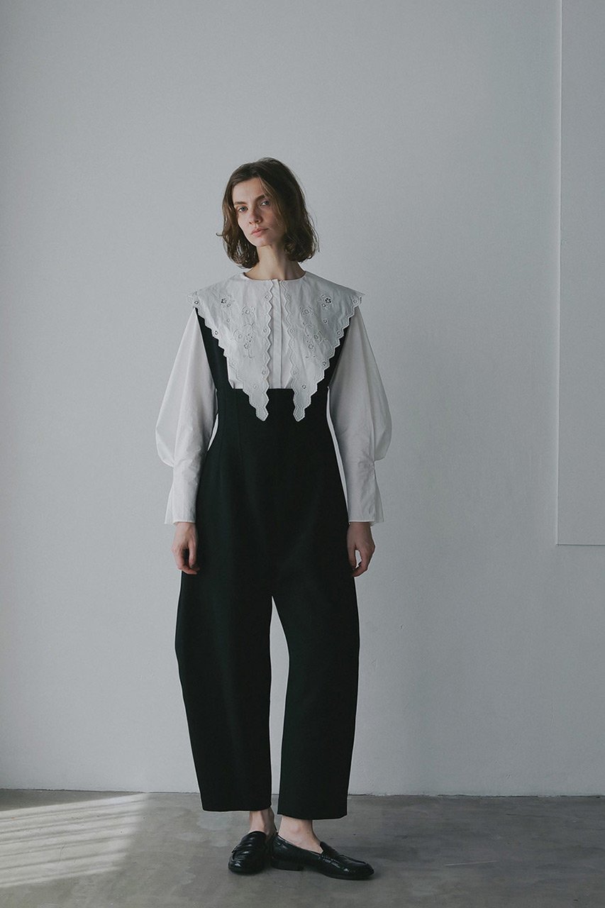 【ハー/HER.】の【11/6 12:00販売開始】エンブロイダリーカラーブラウス 人気、トレンドファッション・服の通販 founy(ファニー) 　ファッション　Fashion　レディースファッション　Fashion for Women　トップス・カットソー　Cut & Sew Tops　シャツ・ブラウス・オフィスカジュアル　Elegant Blouses & Button-Ups　カフス　Cuff Design　スリーブ　Sleeve, Long Sleeve / Short Sleeve　フレア　Flare, Flared　ロング　Long, Long-Length　新作・新入荷　New Arrivals / New In　other-6|ID: prp329100004759875 ipo3291000000034442322