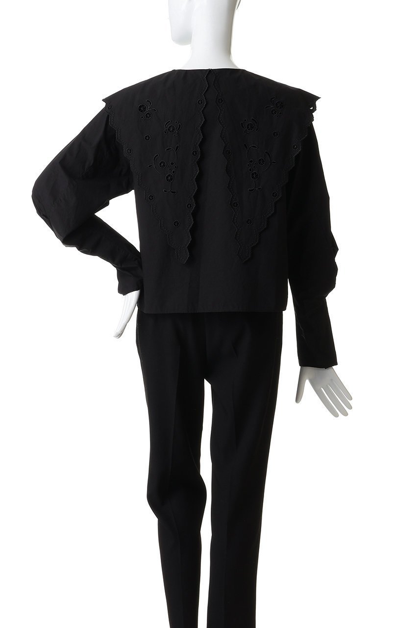 【ハー/HER.】のエンブロイダリーカラーブラウス 人気、トレンドファッション・服の通販 founy(ファニー) ファッション Fashion レディースファッション Fashion for Women トップス・カットソー Cut & Sew Tops シャツ・ブラウス・オフィスカジュアル Elegant Blouses & Button-Ups カフス Cuff Design スリーブ Sleeve, Long Sleeve / Short Sleeve フレア Flare, Flared ロング Long, Long-Length other-7|ID: prp329100004759875 ipo3291000000034605021