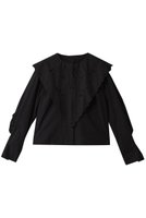 【ハー/HER.】のエンブロイダリーカラーブラウス 人気、トレンドファッション・服の通販 founy(ファニー) ファッション Fashion レディースファッション Fashion for Women トップス・カットソー Cut & Sew Tops シャツ・ブラウス・オフィスカジュアル Elegant Blouses & Button-Ups カフス Cuff Design スリーブ Sleeve, Long Sleeve / Short Sleeve フレア Flare, Flared ロング Long, Long-Length |ID:prp329100004759875