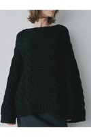 【ハー/HER.】の【11/6 12:00販売開始】ハンドケーブルニットプルオーバー 人気、トレンドファッション・服の通販 founy(ファニー) ファッション Fashion レディースファッション Fashion for Women トップス・カットソー Cut & Sew Tops ニット Knit Tops & Sweaters カジュアルプルオーバー・ニットトップス Pullovers & Knit Tops / Casual Pullovers スリーブ Sleeve, Long Sleeve / Short Sleeve ハンド Hand, Handmade ワイド Wide, Wide Fit 手編み Hand-Knitted, Handmade Knit 新作・新入荷 New Arrivals / New In |ID:prp329100004759876