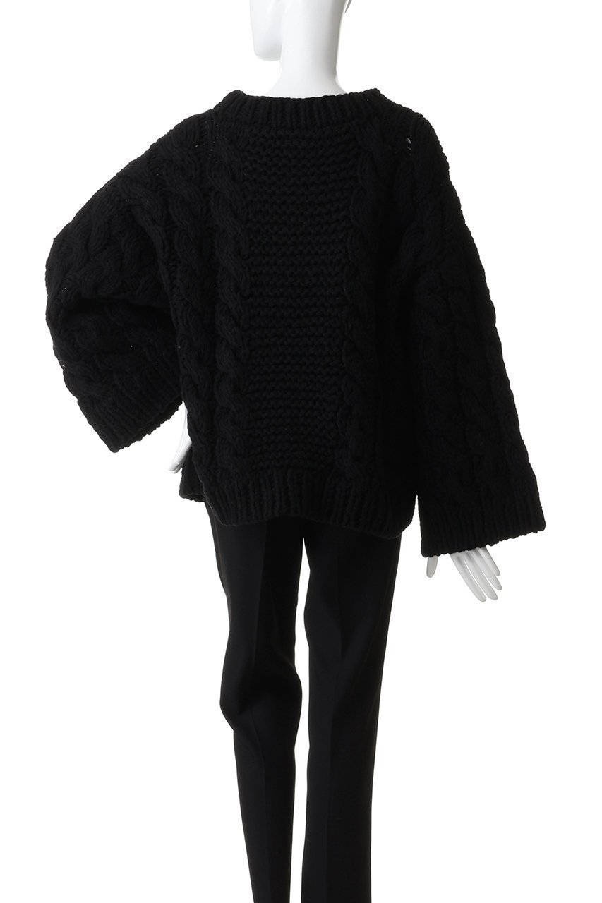 【ハー/HER.】のハンドケーブルニットプルオーバー 人気、トレンドファッション・服の通販 founy(ファニー) 　ファッション　Fashion　レディースファッション　Fashion for Women　トップス・カットソー　Cut & Sew Tops　ニット　Knit Tops & Sweaters　カジュアルプルオーバー・ニットトップス　Pullovers & Knit Tops / Casual Pullovers　スリーブ　Sleeve, Long Sleeve / Short Sleeve　ハンド　Hand, Handmade　ワイド　Wide, Wide Fit　手編み　Hand-Knitted, Handmade Knit　other-4|ID: prp329100004759876 ipo3291000000035388016