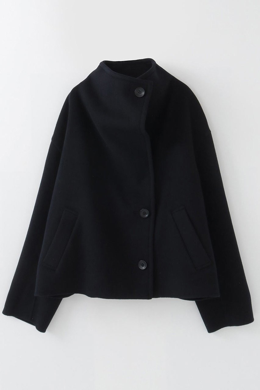 【ハー/HER.】の【11/6 12:00販売開始】ウールカシミヤリバージャケット 人気、トレンドファッション・服の通販 founy(ファニー) 　ファッション　Fashion　レディースファッション　Fashion for Women　アウター　Coat / Outerwear Collection　レディースジャケット・軽アウター　Jackets　インナー　Innerwear　シンプル　Simple, Minimal　ジャケット　Jacket, Outerwear　スタンド　Stand Collar, Upright Stand　トレンド　Trend, Trending Now　パターン　Pattern, Design Print　リラックス　Relax, Relaxed Fit　ロング　Long, Long-Length　エレガント 上品　Elegant　冬　Winter / This Winter　新作・新入荷　New Arrivals / New In　 other-1|ID: prp329100004759877 ipo3291000000034442335