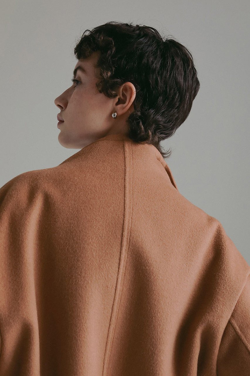 【ハー/HER.】の【11/6 12:00販売開始】ウールカシミヤリバージャケット 人気、トレンドファッション・服の通販 founy(ファニー) 　ファッション　Fashion　レディースファッション　Fashion for Women　アウター　Coat / Outerwear Collection　レディースジャケット・軽アウター　Jackets　インナー　Innerwear　シンプル　Simple, Minimal　ジャケット　Jacket, Outerwear　スタンド　Stand Collar, Upright Stand　トレンド　Trend, Trending Now　パターン　Pattern, Design Print　リラックス　Relax, Relaxed Fit　ロング　Long, Long-Length　エレガント 上品　Elegant　冬　Winter / This Winter　新作・新入荷　New Arrivals / New In　other-7|ID: prp329100004759877 ipo3291000000034442343