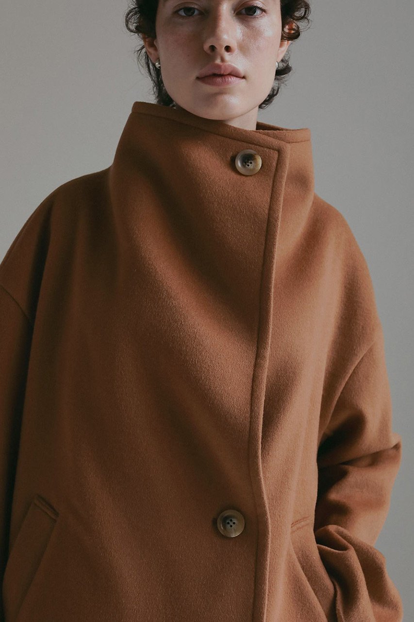 【ハー/HER.】の【11/6 12:00販売開始】ウールカシミヤリバージャケット 人気、トレンドファッション・服の通販 founy(ファニー) 　ファッション　Fashion　レディースファッション　Fashion for Women　アウター　Coat / Outerwear Collection　レディースジャケット・軽アウター　Jackets　インナー　Innerwear　シンプル　Simple, Minimal　ジャケット　Jacket, Outerwear　スタンド　Stand Collar, Upright Stand　トレンド　Trend, Trending Now　パターン　Pattern, Design Print　リラックス　Relax, Relaxed Fit　ロング　Long, Long-Length　エレガント 上品　Elegant　冬　Winter / This Winter　新作・新入荷　New Arrivals / New In　other-8|ID: prp329100004759877 ipo3291000000034442344